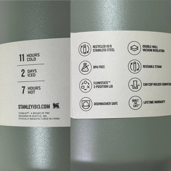 Stanley Tumbler 40oz Quencher Hearth & Hand with Magnolia Restful Green - Picture 16 of 17